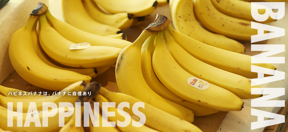 HAPPINESS BANANA｜ハピネスバナナは、バナナに自信あり